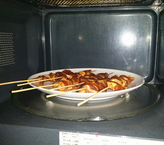 【江苏】奥尔良孜然羊肉串（微波版）的做法步骤：7