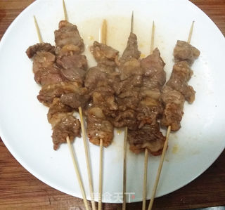 【江苏】奥尔良孜然羊肉串（微波版）的做法步骤：9