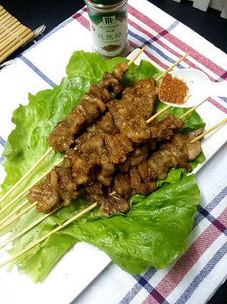 【江苏】奥尔良孜然羊肉串（微波版）的做法步骤：11