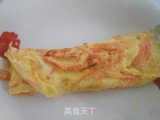 胡萝卜鸡蛋饼的做法步骤：4