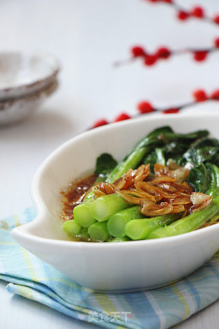 白灼菜心的做法步骤：12