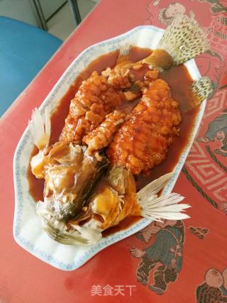 松鼠鱼的做法步骤：2
