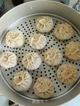【内蒙古托克托】家乡全麦面素包子的做法步骤：10