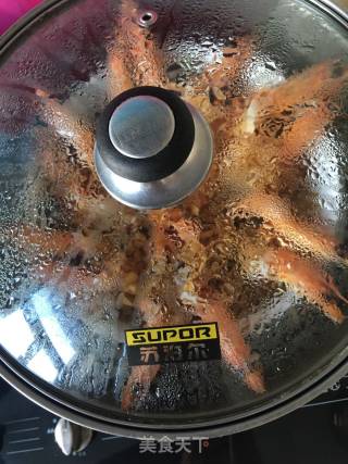 蒜蓉粉丝开背虾的做法步骤：7