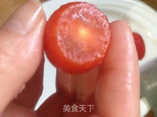 米酒酿圣女果的做法步骤：2