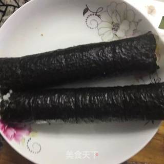 鸡蛋火腿紫菜卷的做法步骤：3