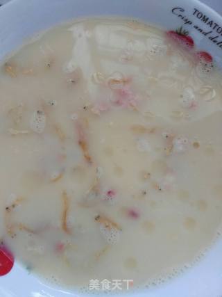 银鱼肉末蒸水蛋的做法步骤：4