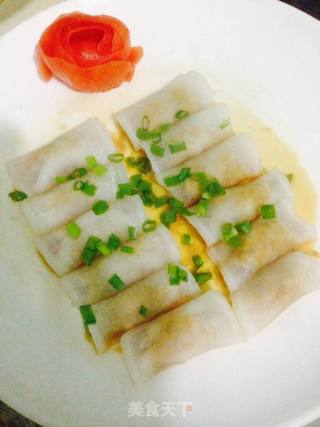 虾仁萝卜卷的做法步骤：11