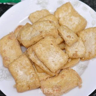 口菇烩豆腐的做法步骤：3