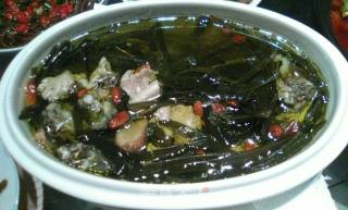 海带排骨炖鸡的做法步骤：2