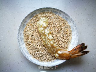 【烟台】芝麻对虾的做法步骤：9