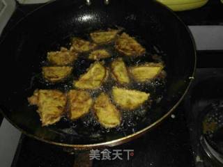 油炸茄子盒的做法步骤：12