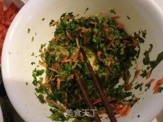 【山西】芹菜叶胡萝卜饼的做法步骤：6