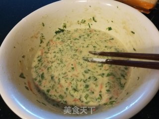 【山西】芹菜叶胡萝卜饼的做法步骤：8