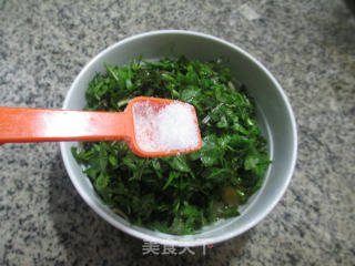 【宁波】荠菜炒鸡蛋的做法步骤：5
