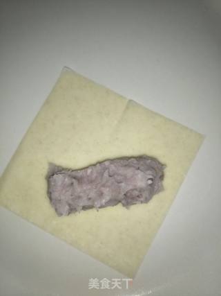 自制芋卷的做法步骤：4