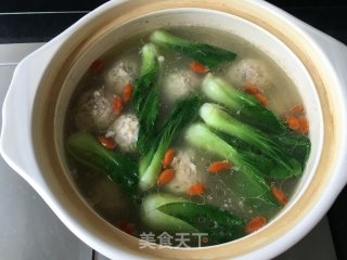 【扬州】清炖狮子头的做法步骤：16