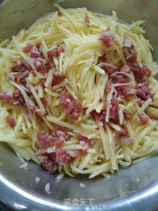 【山东】肉丁土豆饼的做法步骤：6