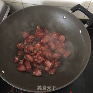 【河南】腊肠焖饭(微波炉版)的做法步骤：6