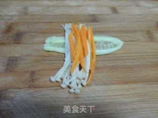 【河南】黄瓜凉拌金针菇的做法步骤：12