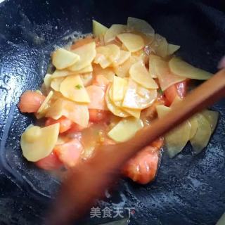 【山东】西红柿炒土豆片的做法步骤：7