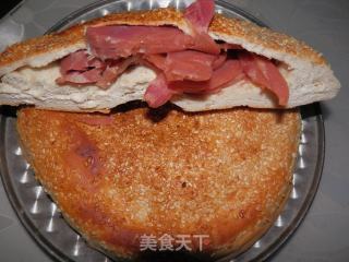 【开封】特色小吃－烧饼夹牛肉的做法步骤：4