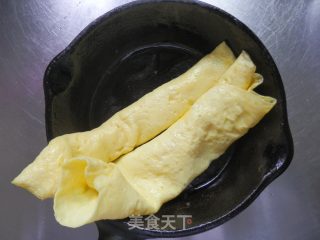 【开封】特色小吃－蛋卷炒面的做法步骤：2