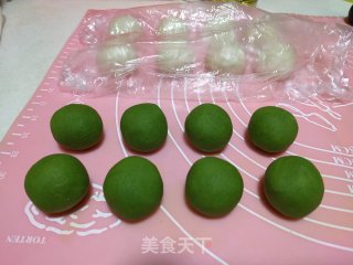【天津】抹茶蛋黄酥的做法步骤：3