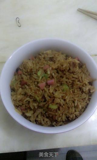 酱油炒饭的做法步骤：8