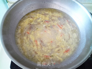 【东北】榨菜肉丝汤的做法步骤：9
