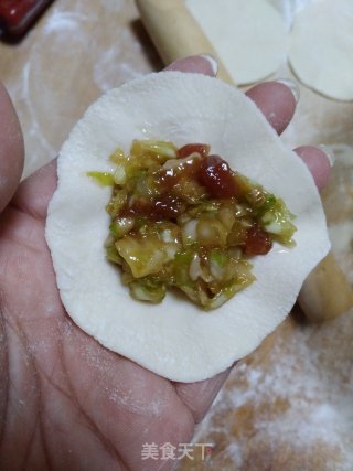 【山东】包菜煎饺的做法步骤：8