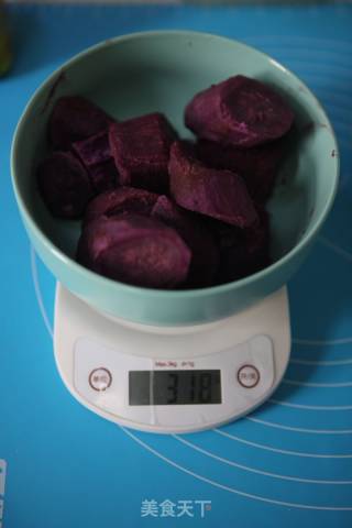 【北京】桂花紫薯白皮酥的做法步骤：5