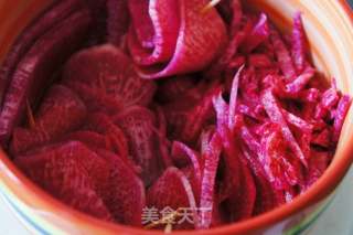 【哈尔滨】糖醋心里美的做法步骤：7