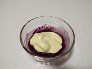 【天津】紫薯大理石戚风蛋糕的做法步骤：11