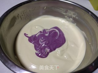 【天津】紫薯大理石戚风蛋糕的做法步骤：13