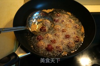 【北京】紫薯芝麻球的做法步骤：9