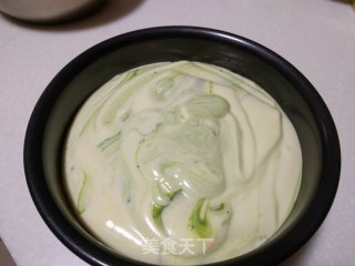 【天津】抹茶大理石戚风蛋糕的做法步骤：17