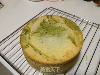 【天津】抹茶大理石戚风蛋糕的做法步骤：19