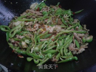 【四川】青椒肉丝的做法步骤：6