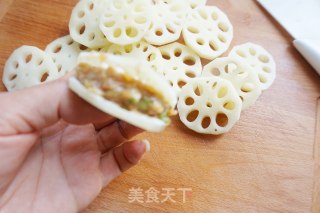 【天津】香炸藕盒的做法步骤：9