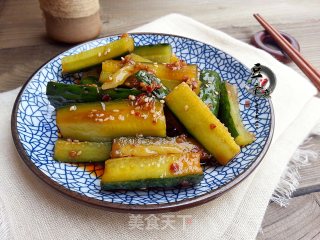 【四川】凉拌黄瓜的做法步骤：5