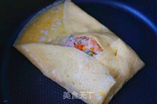 【山东】虾仁蛋包饭的做法步骤：10