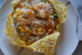 【山东】虾仁蛋包饭的做法步骤：12
