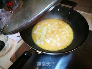 咸蛋豆腐的做法步骤：7