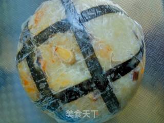 咸蛋黄肉松八宝饭的做法步骤：12