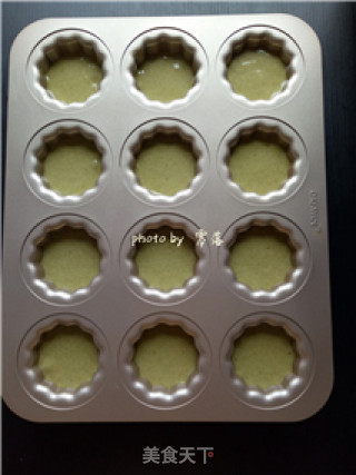 【四川】抹茶蔓越莓小蛋糕的做法步骤：12