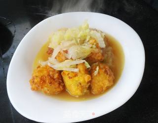 【东北】白菜丝烩丸子的做法步骤：9