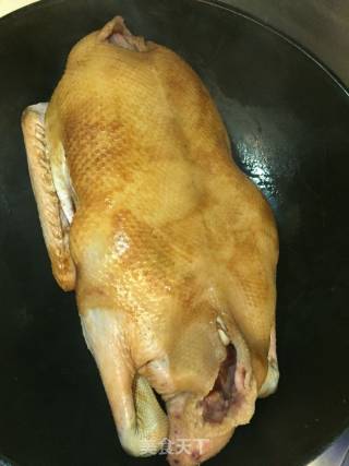 家乡年味焖鹅的做法步骤：2