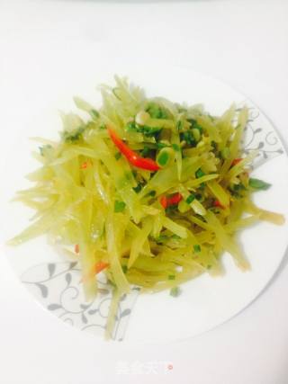 凉拌莴笋的做法步骤：5