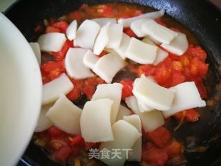 【湖南】番茄年糕的做法步骤：5